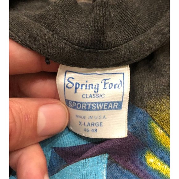 Vtg 1987 Yes Adult XL Generator Tour Rock T Shirt Double Sided - Picture 6 of 12